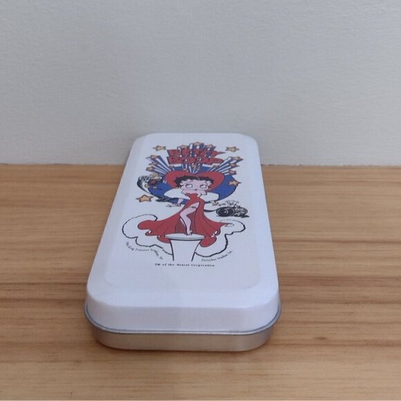 Vintage 1994 King Features Syndicate Betty Boop Wrist Watch Trinket Tin 6" - Picture 3 of 8
